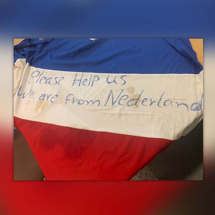 Evacuatie Afghanistan Nederlandse vlag